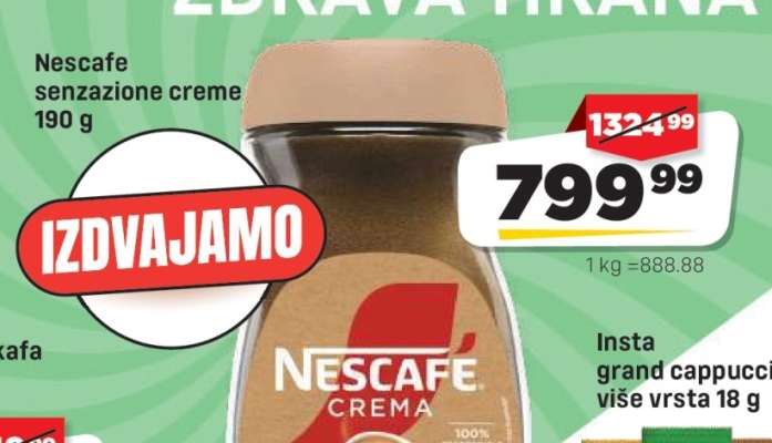 Nescafe senzazione creme 190 g