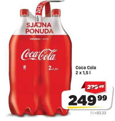 Coca Cola 2 x 1,5 l