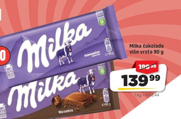 MILKA ČOKOLADA