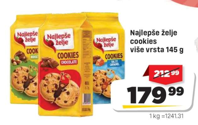 Najlepše želje cookies više vrsta 145 g