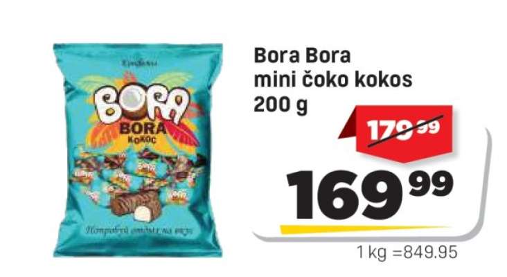Bora Bora mini čoko kokos