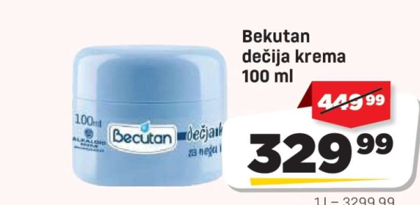 Bekutan dečija krema 100 ml