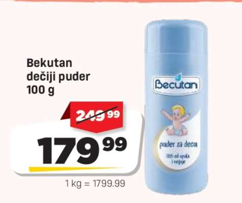 Bekutan dečiji puder 100 g