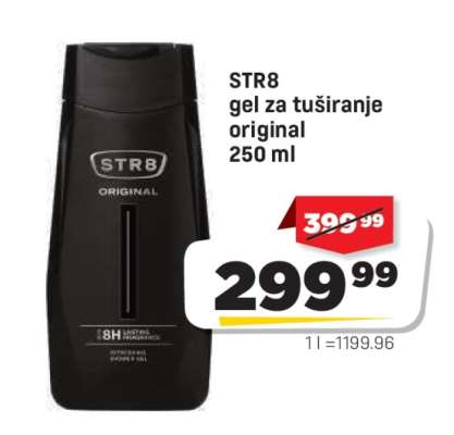 STR8 gel za tuširanje original 250 ml