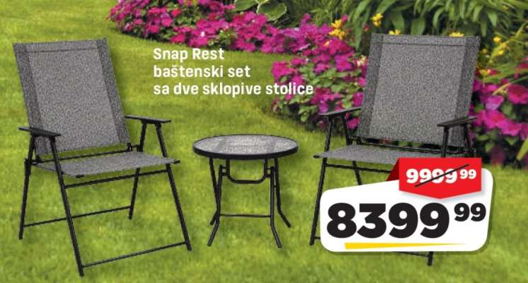 Snap Rest baštenski set