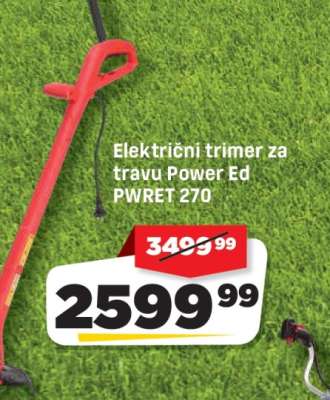 Električni trimer za travu Power Ed PWRET 270