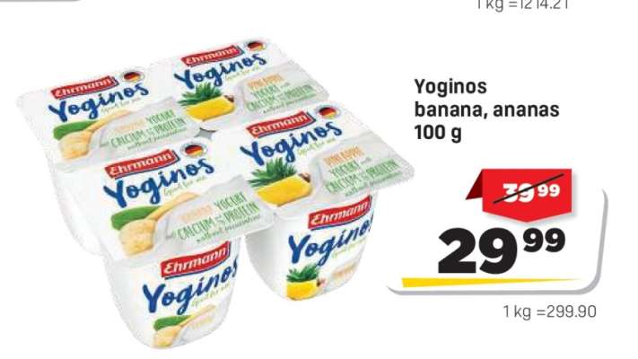 Yoginos banana, ananas