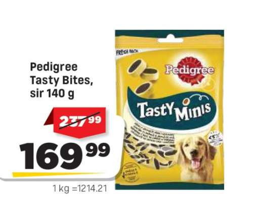 Pedigree Tasty Bites, sir 140 g
