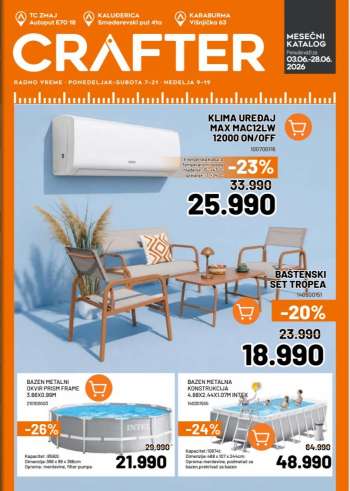 Crafter katalog - 03.06.2026 - 28.06.2026.