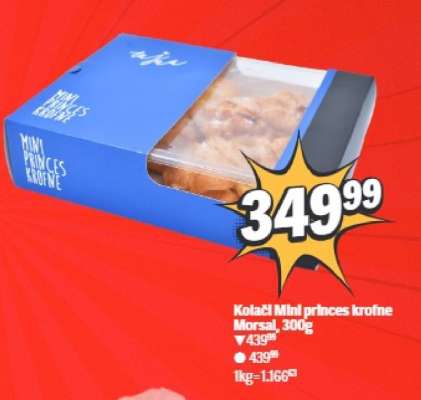 Kolači Mini princes krofne Morsal 300g