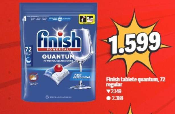 Finish tablete quantum 72 regular