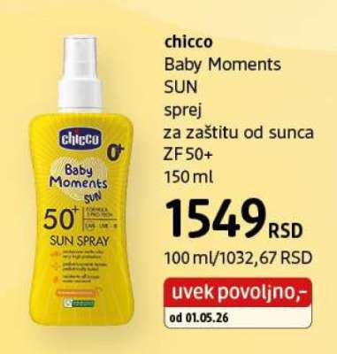 chicco Baby Moments SUN