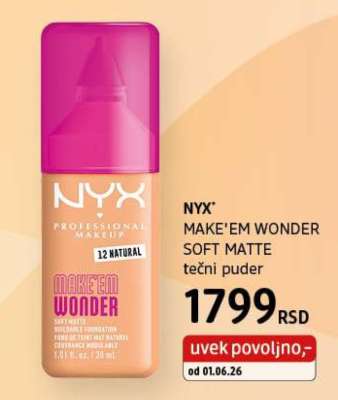 NYX MAKE'EM WONDER SOFT MATTE