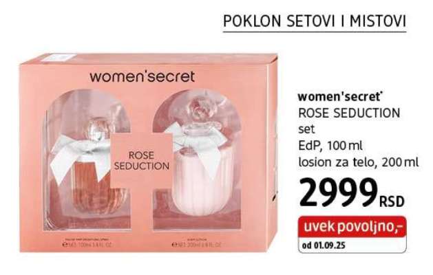 women'secret ROSE SEDUCTION set