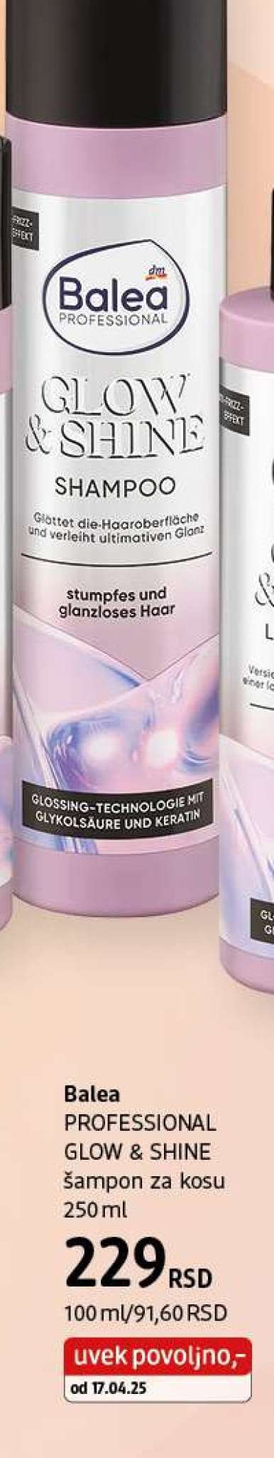 Balea PROFESSIONAL GLOW & SHINE