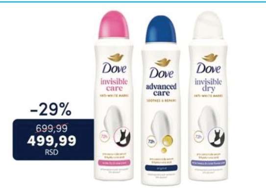 Dove invisible care