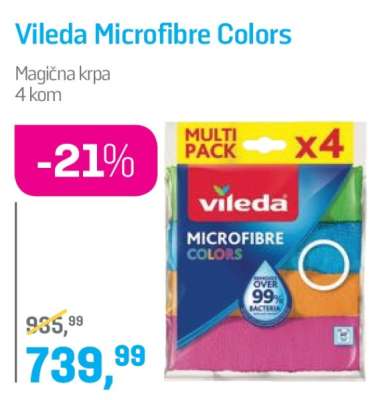 Vileda Microfibre Colors