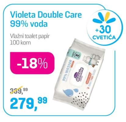 Violeta Double Care 99% voda