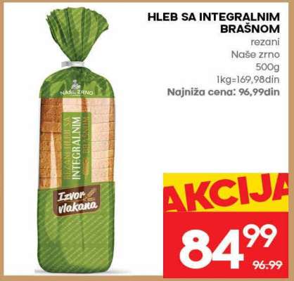 HLEB SA INTEGRALNIM BRAŠNOM