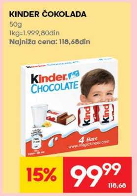 Kinder Čokolada