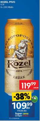 kozel pivo