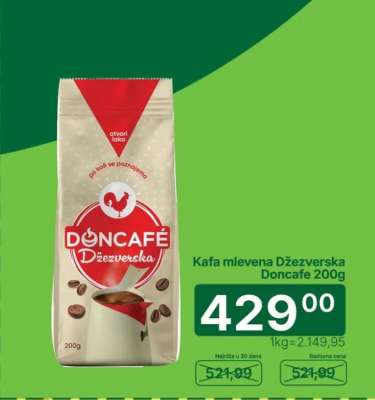Kafa mlevena džezverska Doncafe 200g