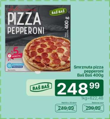 Smrznuta pizza pepperoni