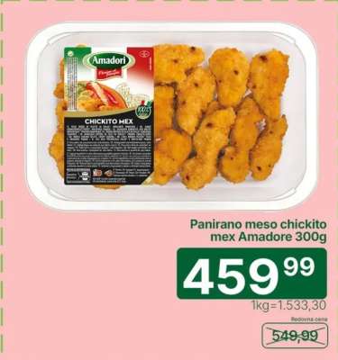 Panirano meso Chickito Mex Amadore 300g