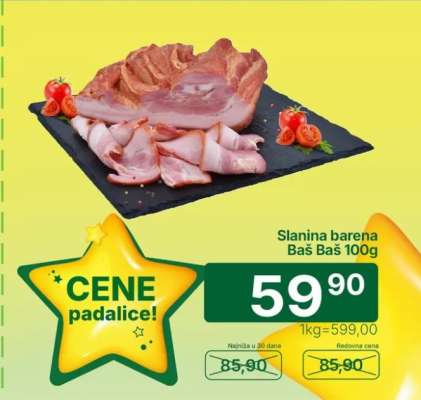 Slanina barena Baš Baš 100g