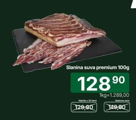 slanina suva premium 100g