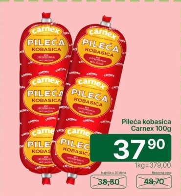 Pileća kobasica Carnex 100g