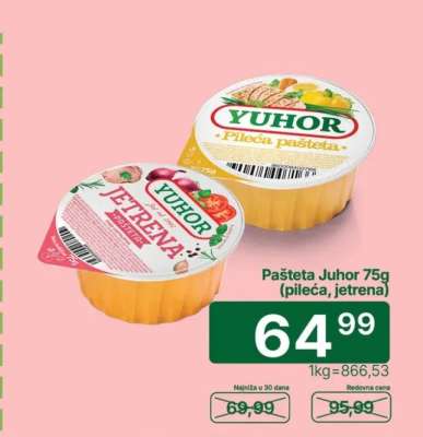 Pašteta Juhor 75g