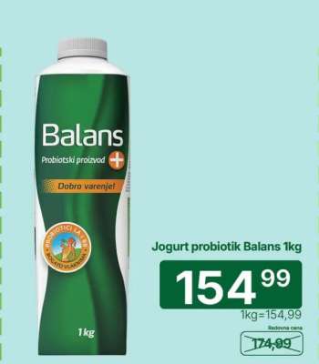 Jogurt probiotik Balans 1kg