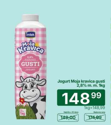 Jogurt Moja Kravica gusti