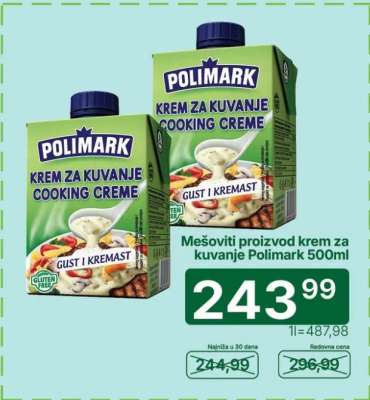 Mešoviti proizvod krem za kuvanje Polimark 500ml