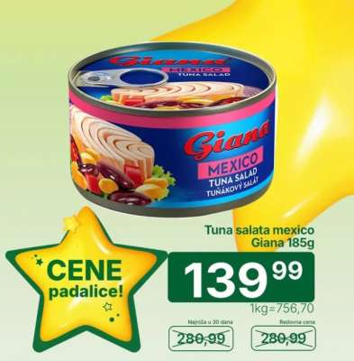 Tuna salata mexico Giana 185g