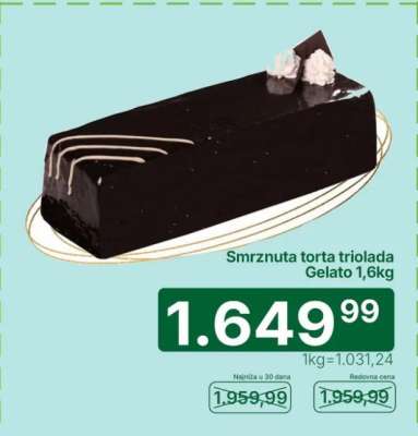 Smrznuta torta triolada