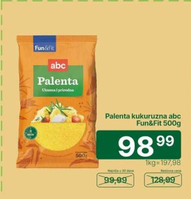 Palenta kukuruzna ABC Fun&Fit 500g