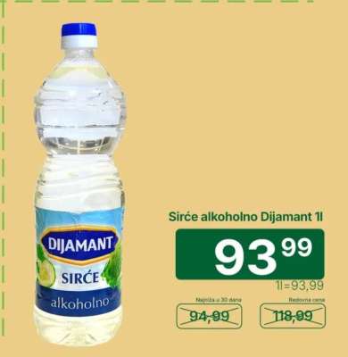 Sirće alkoholno Dijamant 1l