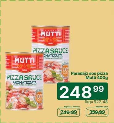 Paradajz sos pizza Mutti 400g
