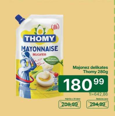 Majonez delikates Thomy 280g