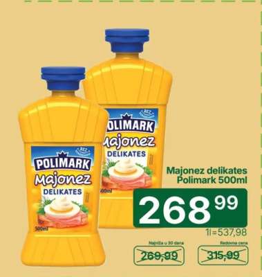 Majonez delikates Polimark 500ml