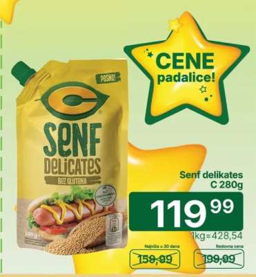 Senf delikates C 280g