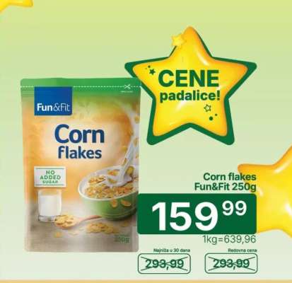 Corn flakes Fun&Fit 250g