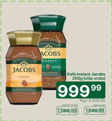 Kafa instant Jacobs 200g više vrsta