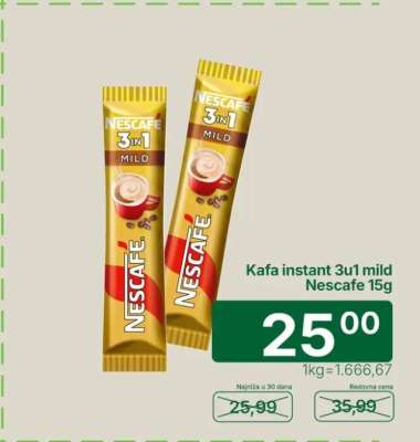 Kafa instant 3u1 mild Nescafe 15g