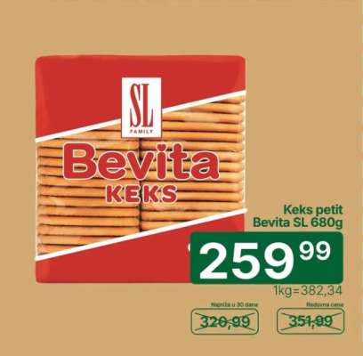Keks petit Bevita SL 680g