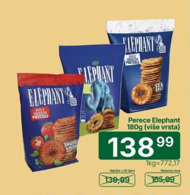 Perece Elephant 180g (više vrsta)