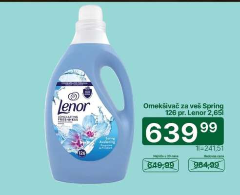Omekšivač za veš spring