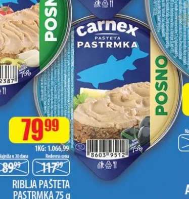 Carnex Pašteta pastrmka